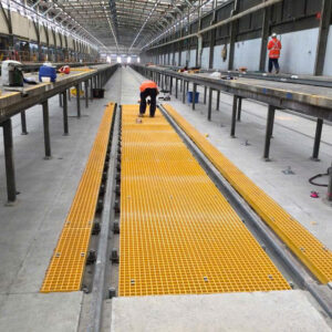 Tấm sàn grating composite FRP 1220 x 2440 x 50 mm